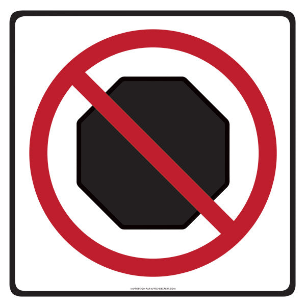 No Stopping (Square)
