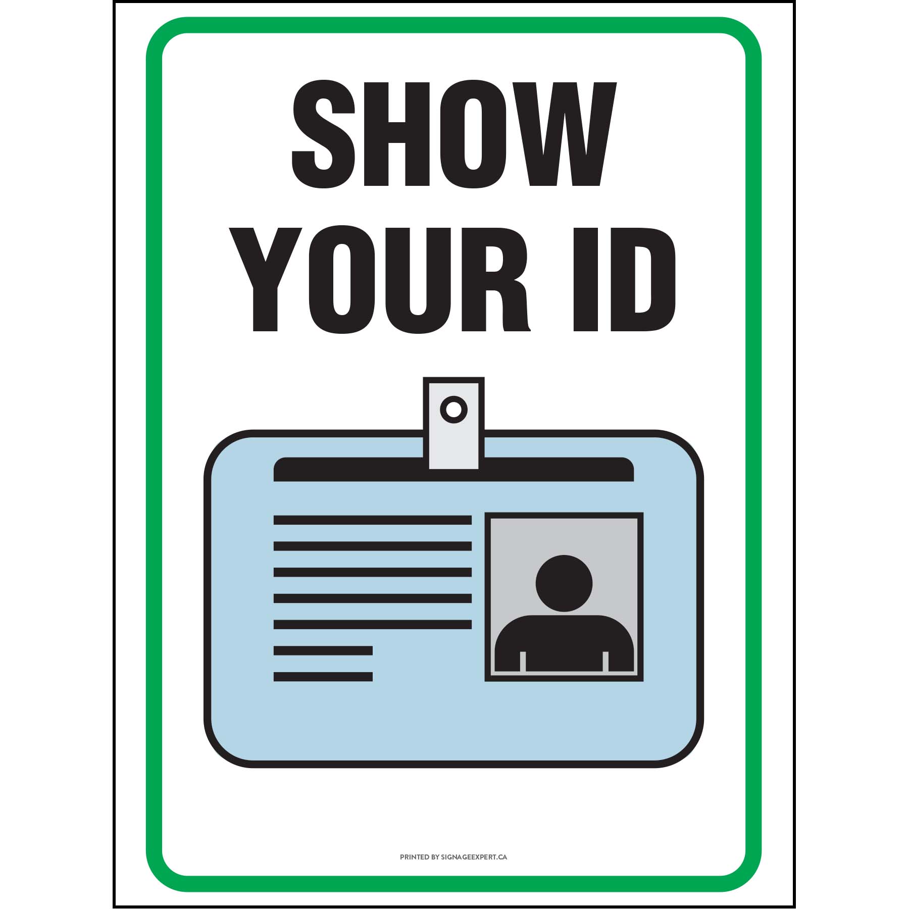 Identification Card – Signage Expert