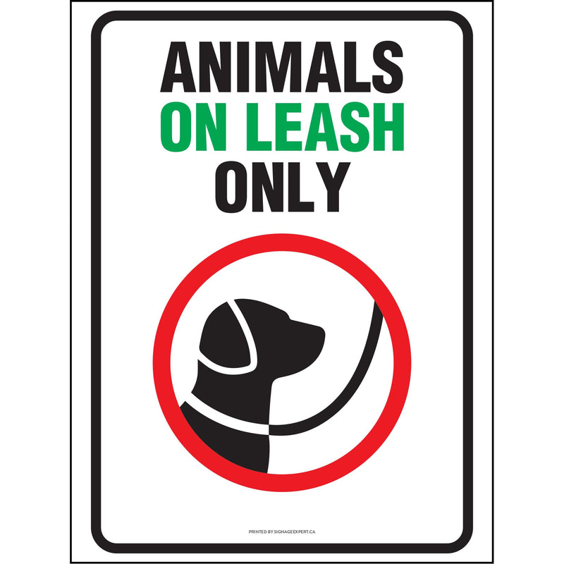 Animals On Leash Only