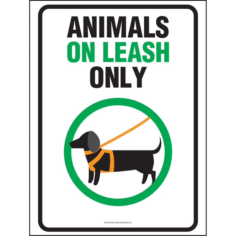 Animals On Leash Only - 2