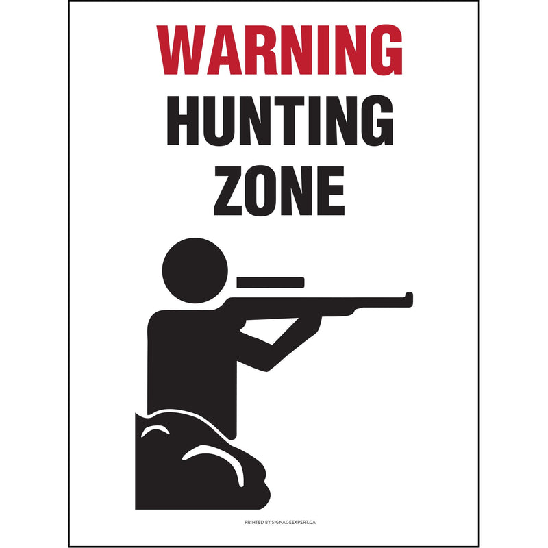 Caution Hunting Zone