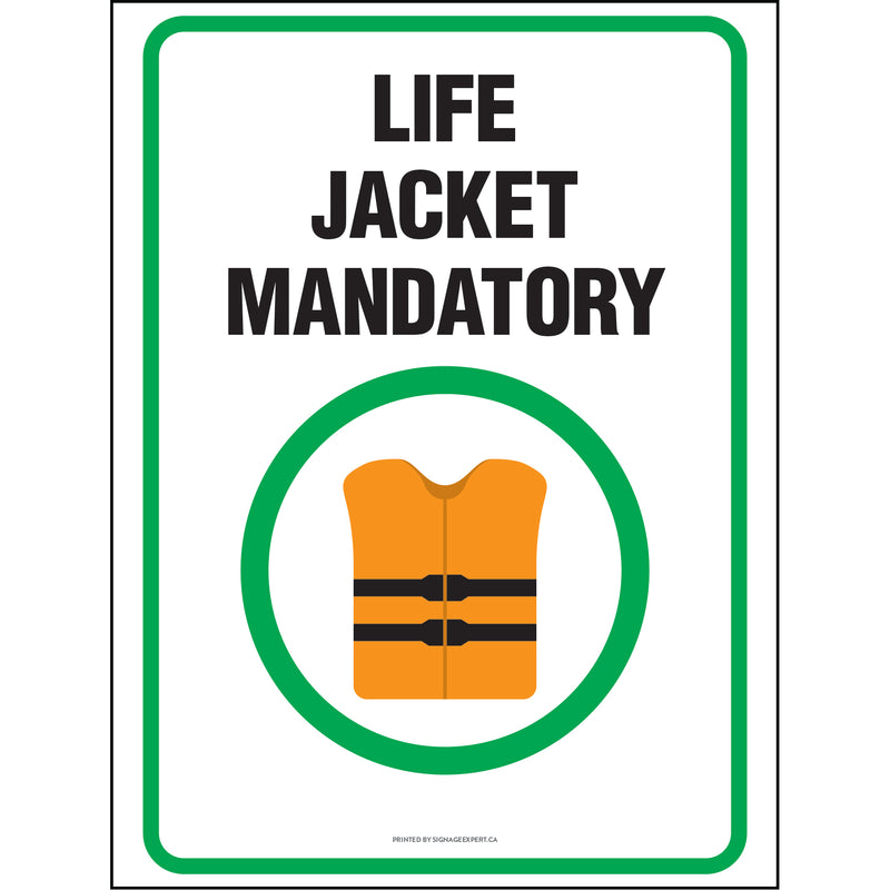Life Jacket Mandatory