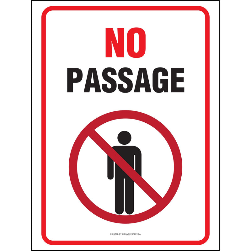 No Passage