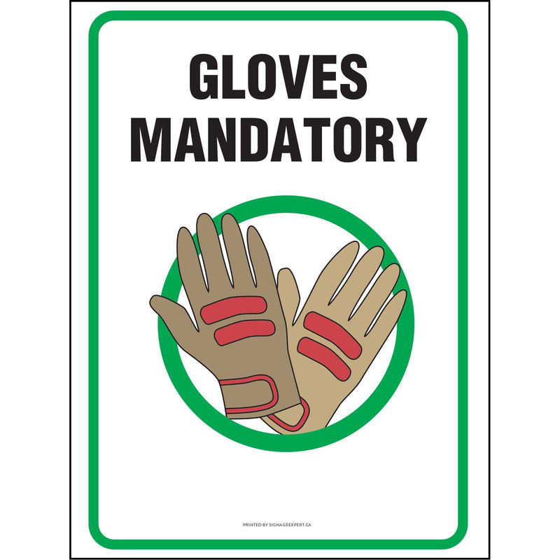 Gloves Mandatory