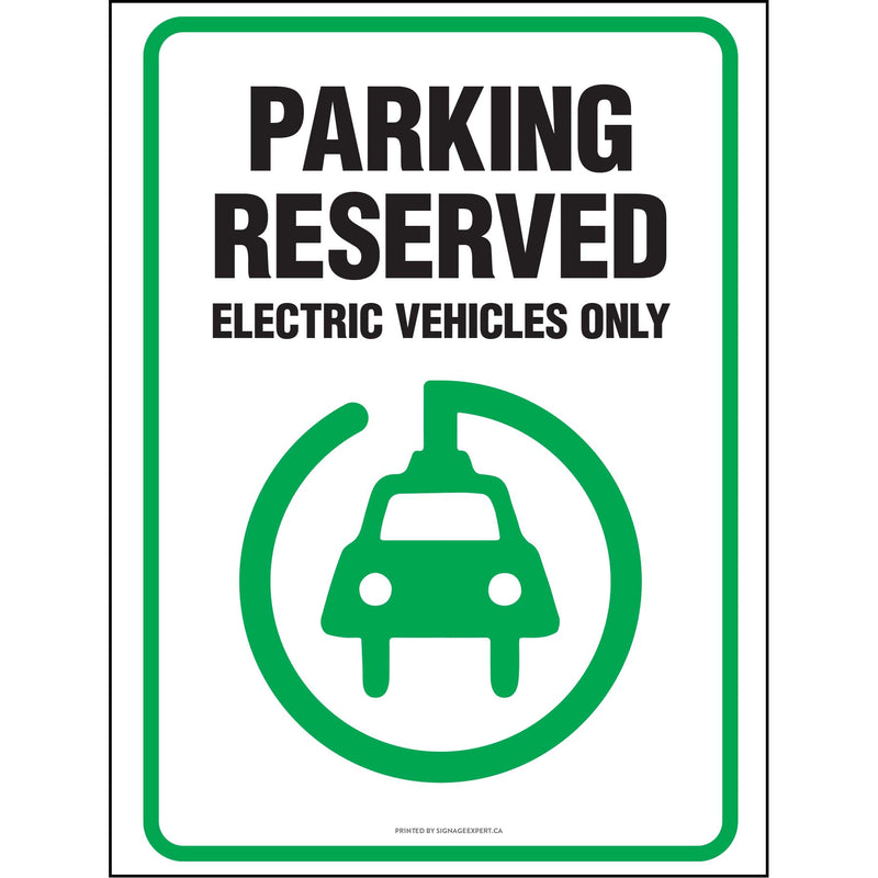 Reserved Parking - Electric Vehicle
