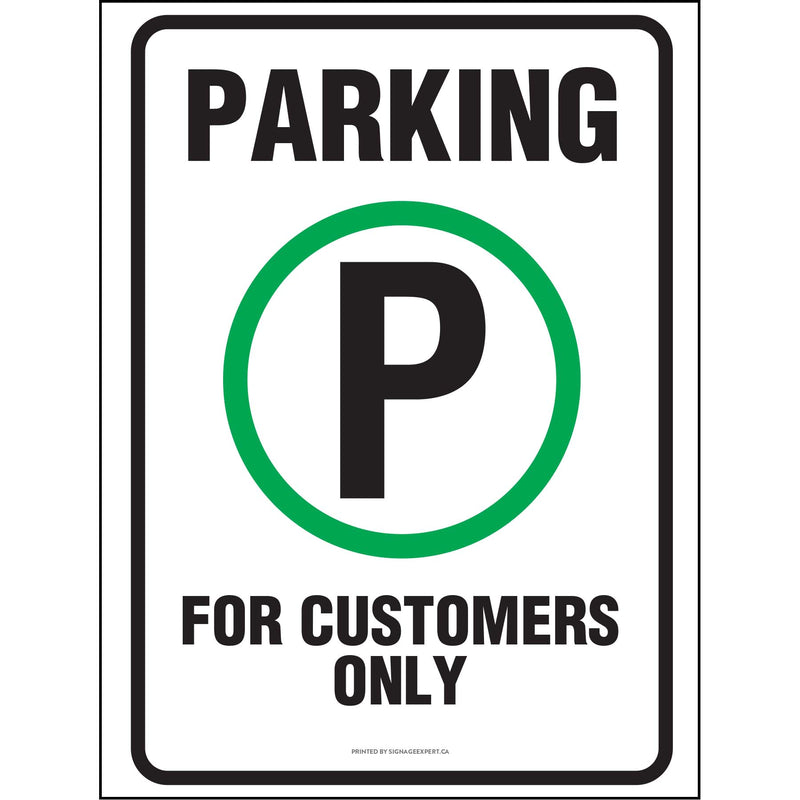 Reserved Parking - Customers Only