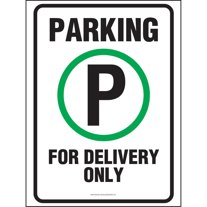 Reserved Parking - Delivery Only