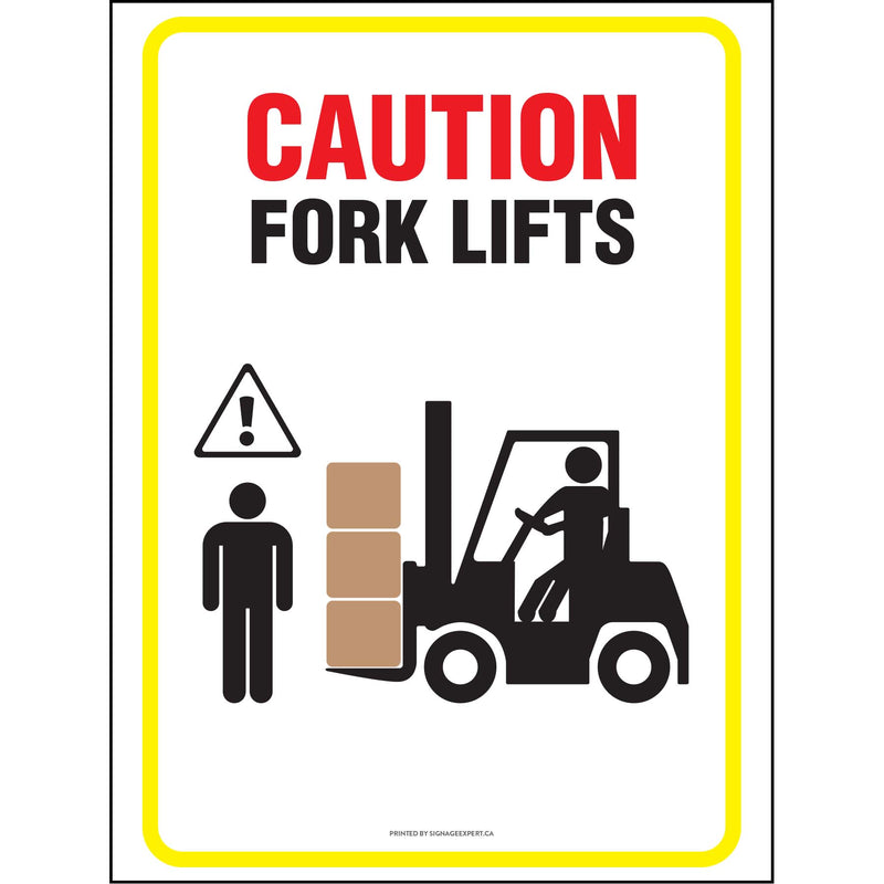 Caution Fork Lifts