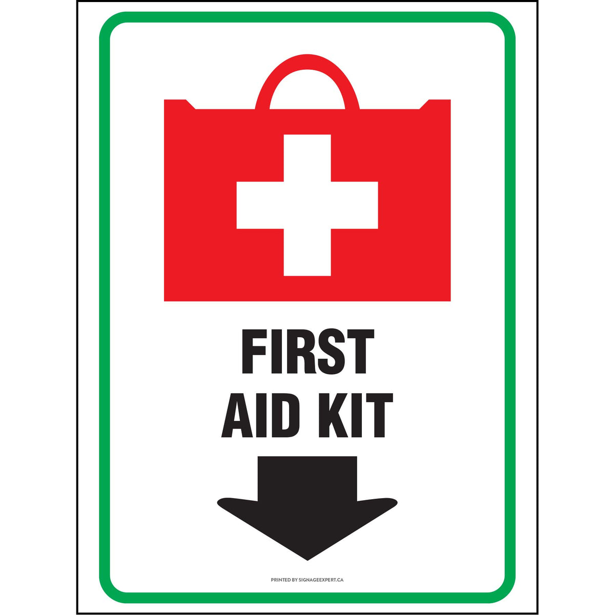 First Aid Kit – Signage Expert